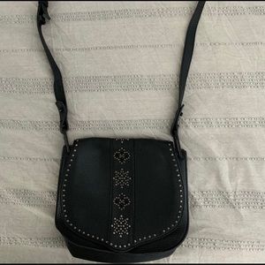 Rebecca Minkoff embellished leather saddle bag